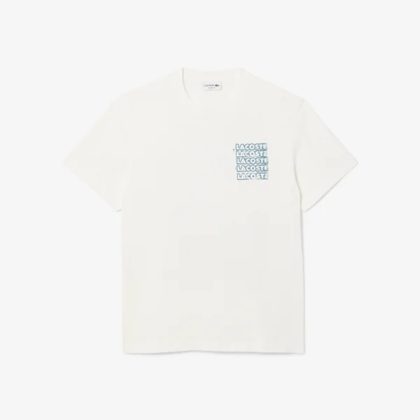 Cotton Jersey Graphic T-shirt - White